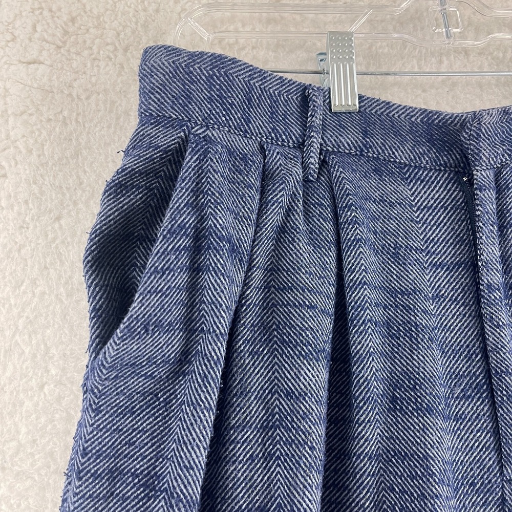 Urban Outfitters Blue Elliot Low Slung Wide Leg Trouser Pants Womens‎ Medium - Picture 2 of 16